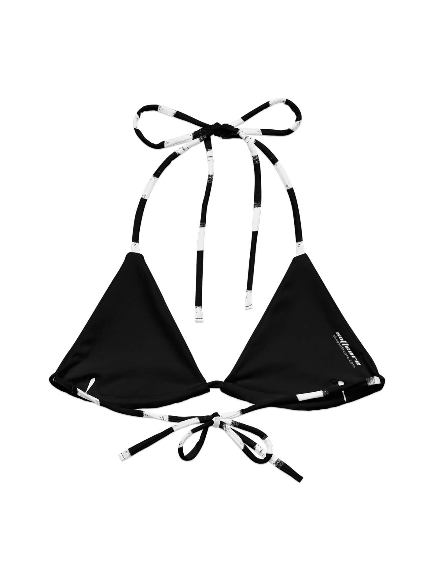 Beetlejuice goth plus size bikini.