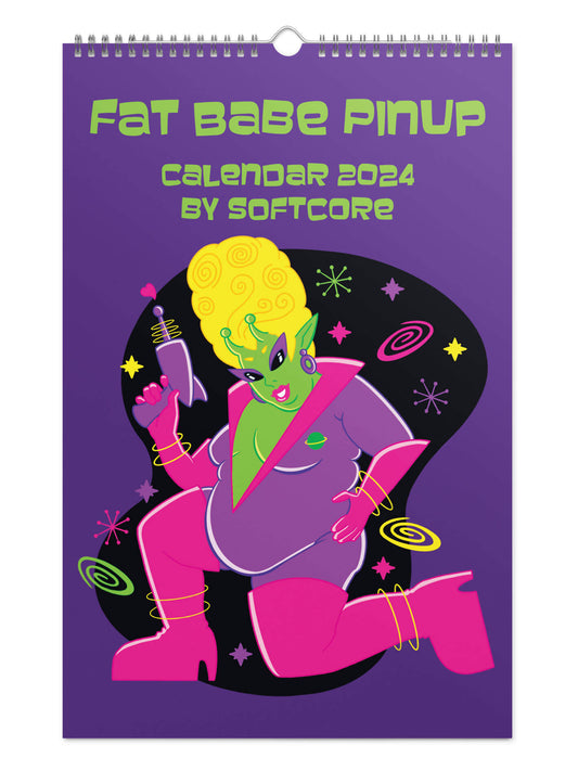 Fat babe pinup 2024 calendar.