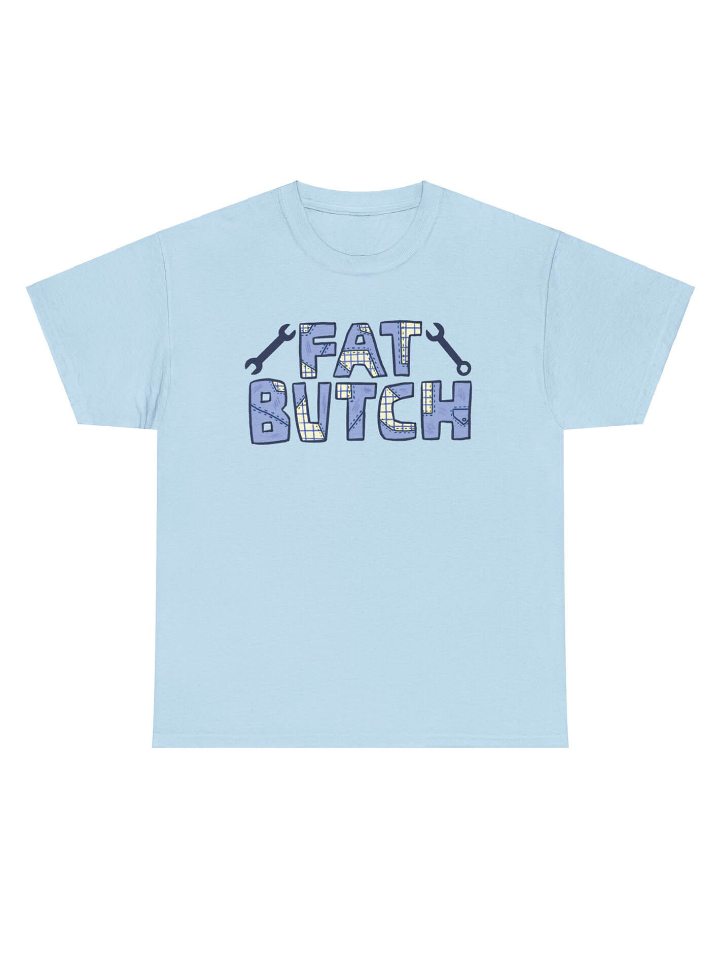 Fat butch gay unisex t-shirt.
