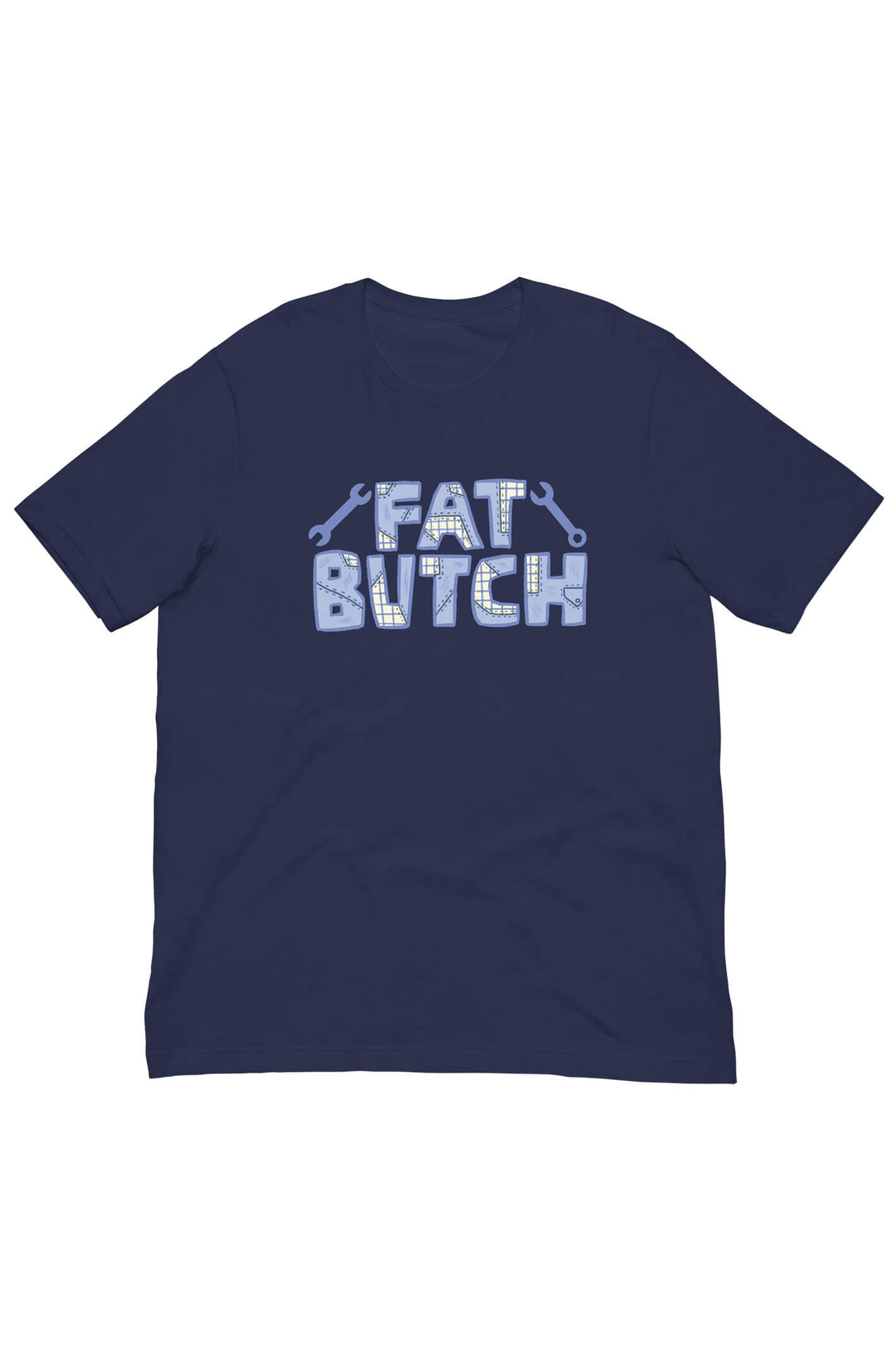 Fat butch plus size t-shirt.