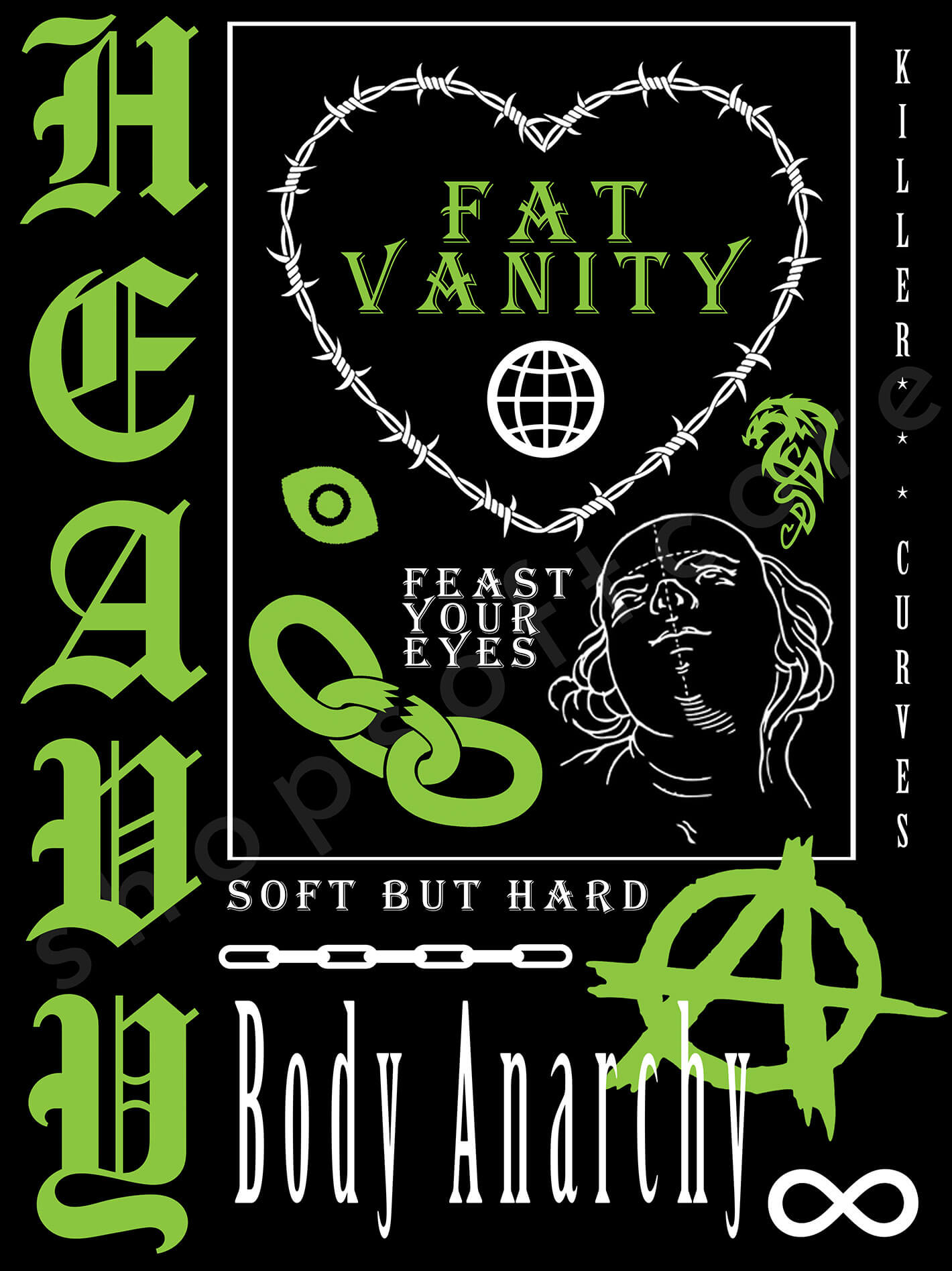 Fat streetwear graphic t-shirt.