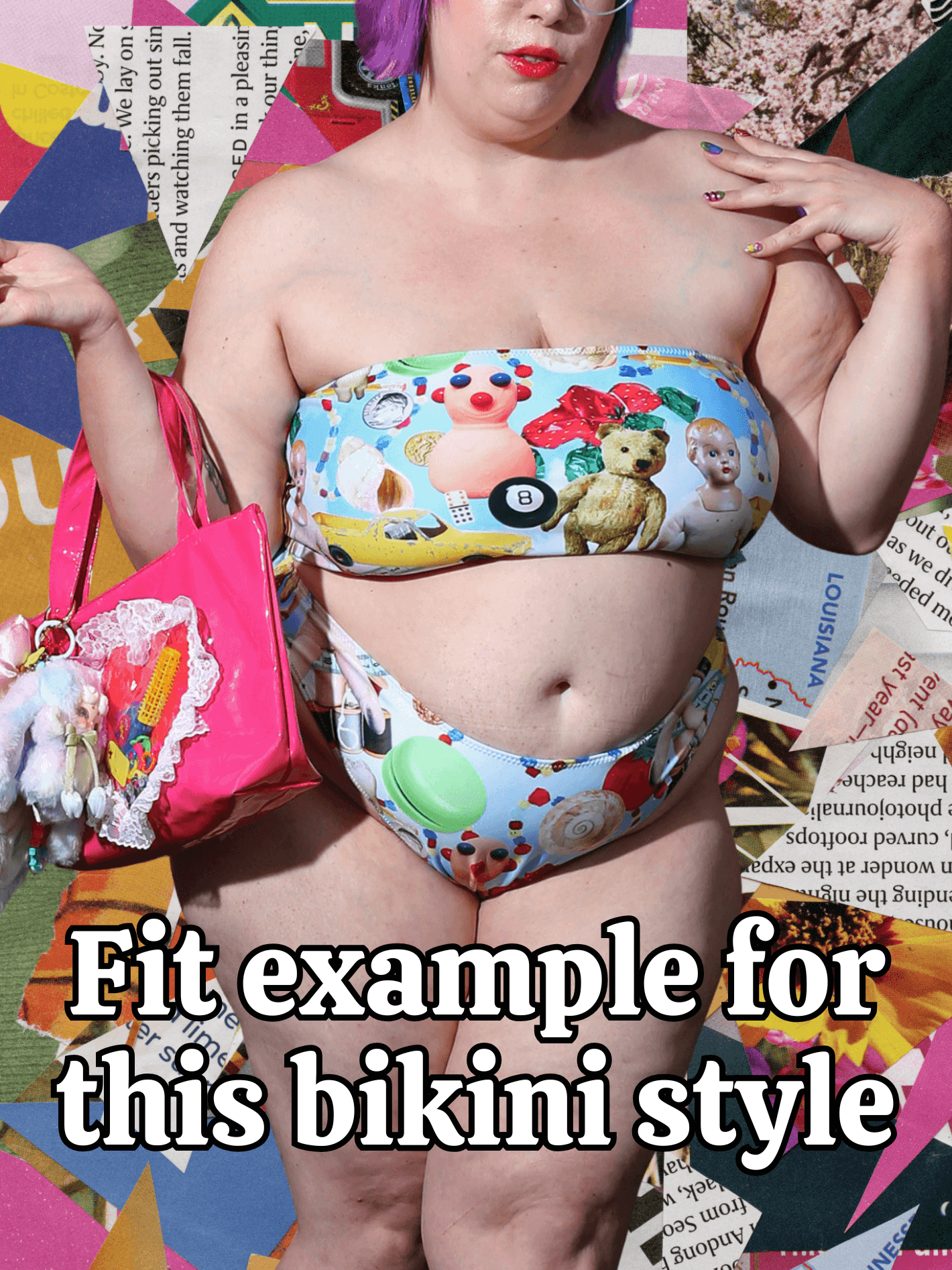 Fit example for this bikini style.