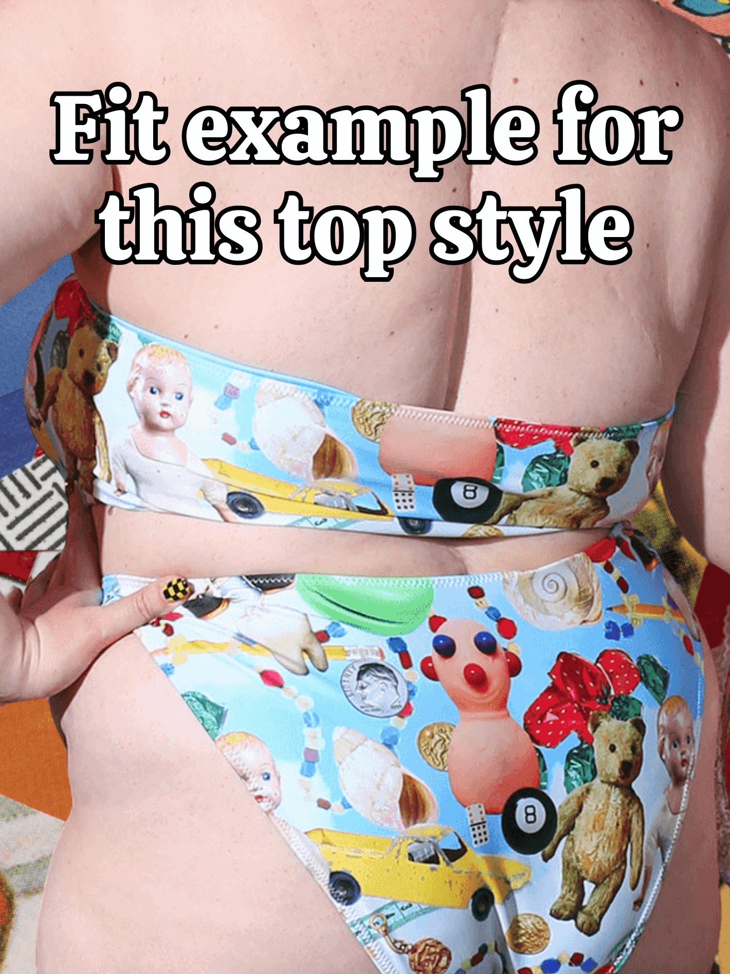 Fit example for this top style.