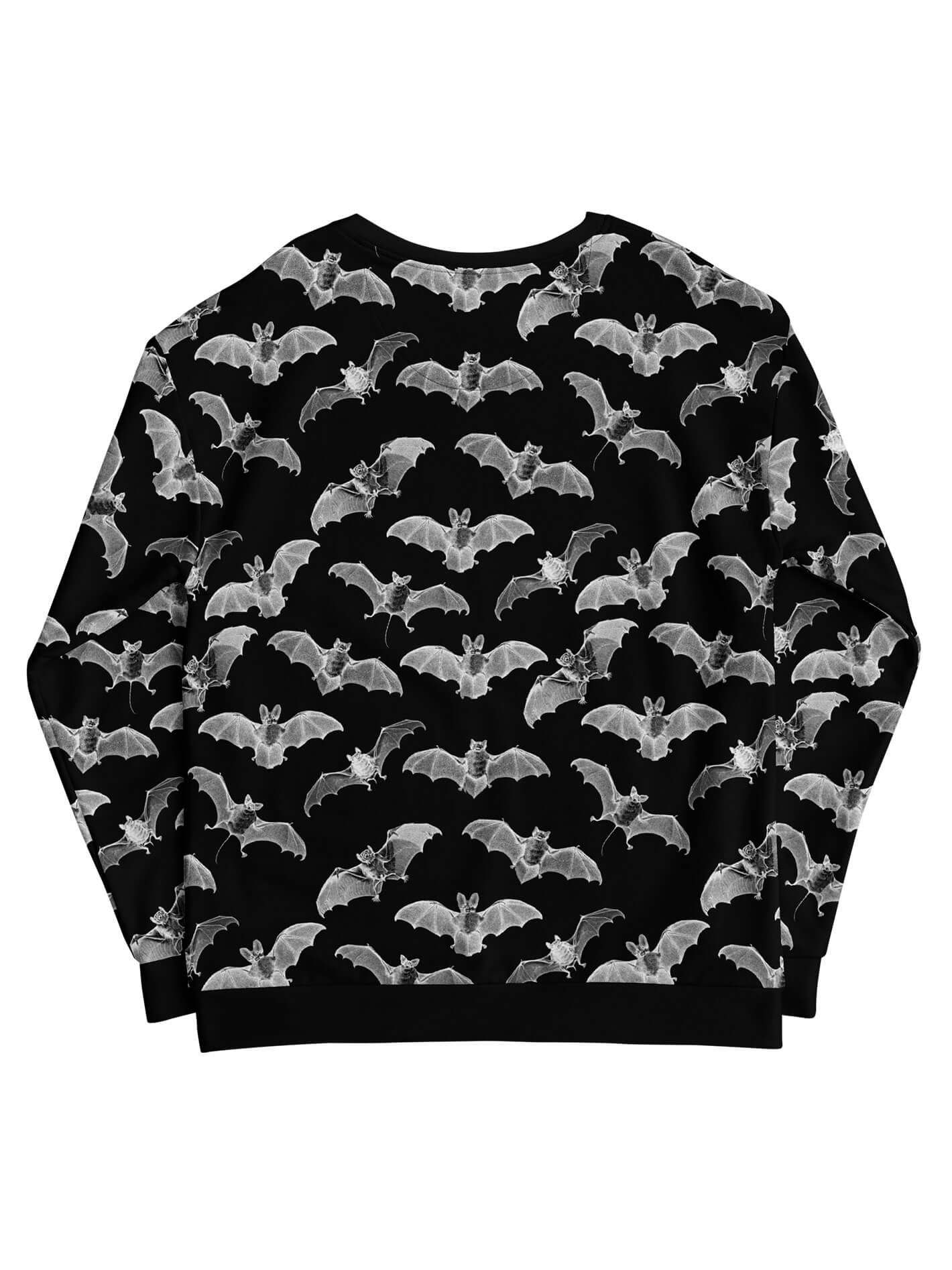 Goth bats plus size sweater.