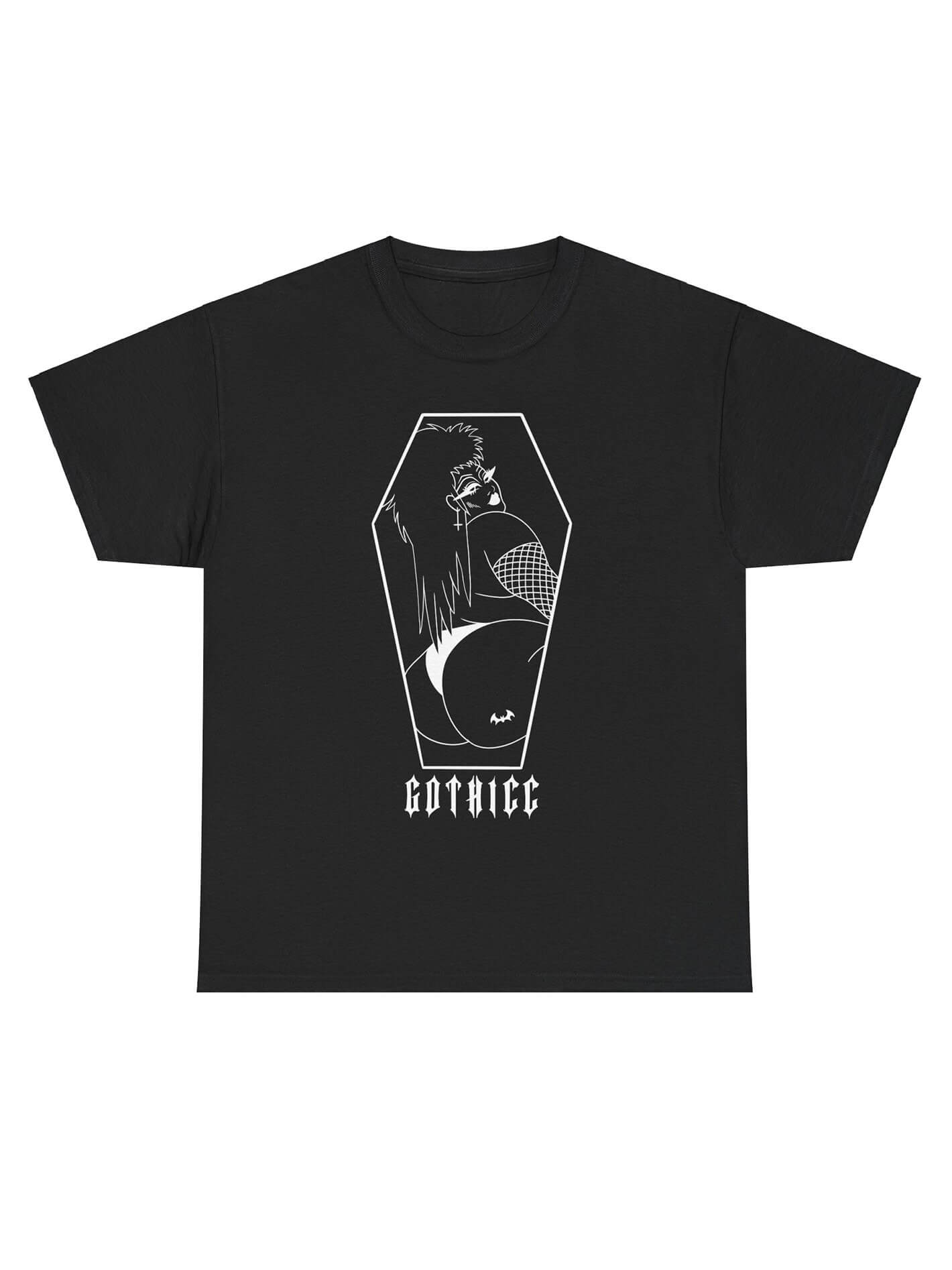 Goth plus size unisex t-shirt.