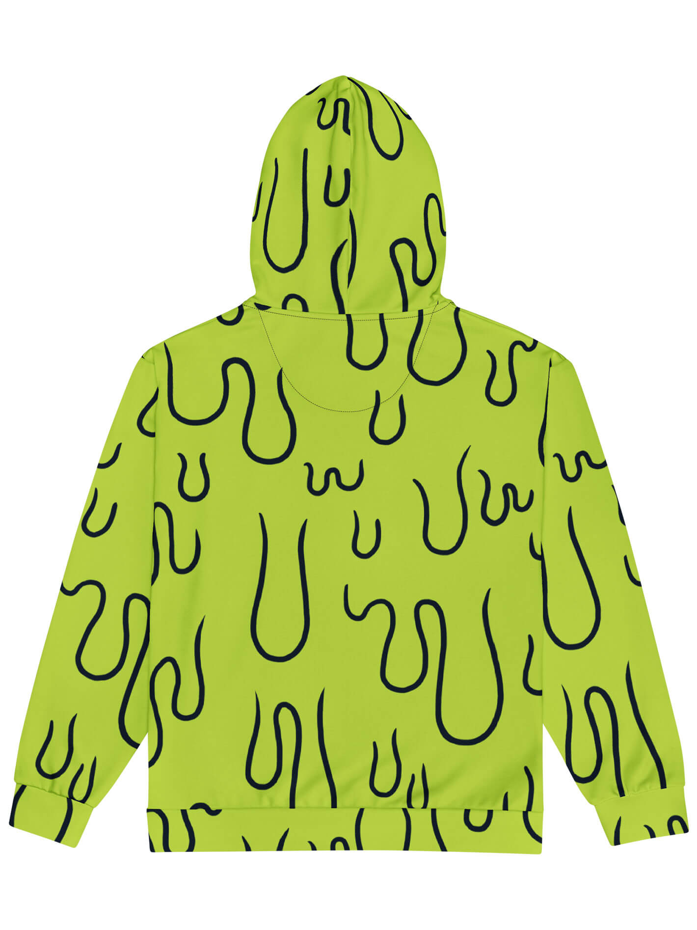 Green slime plus size hoodie.