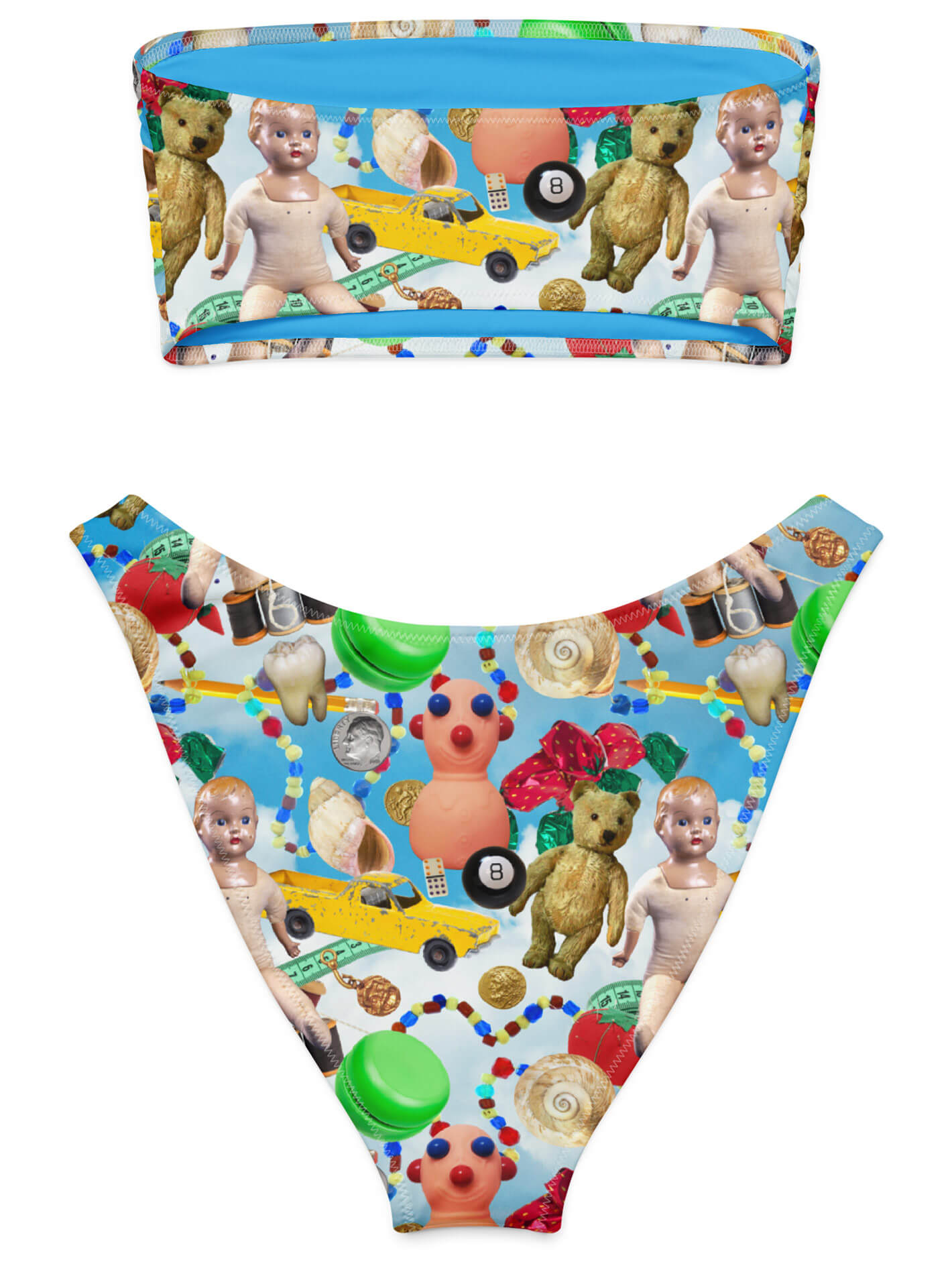 Kidcore plus size decora bikini.