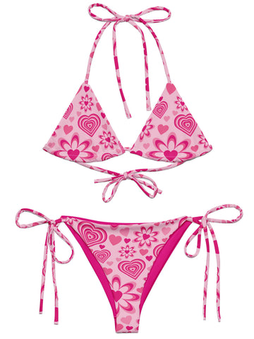 Pink Barbie plus size bikini.