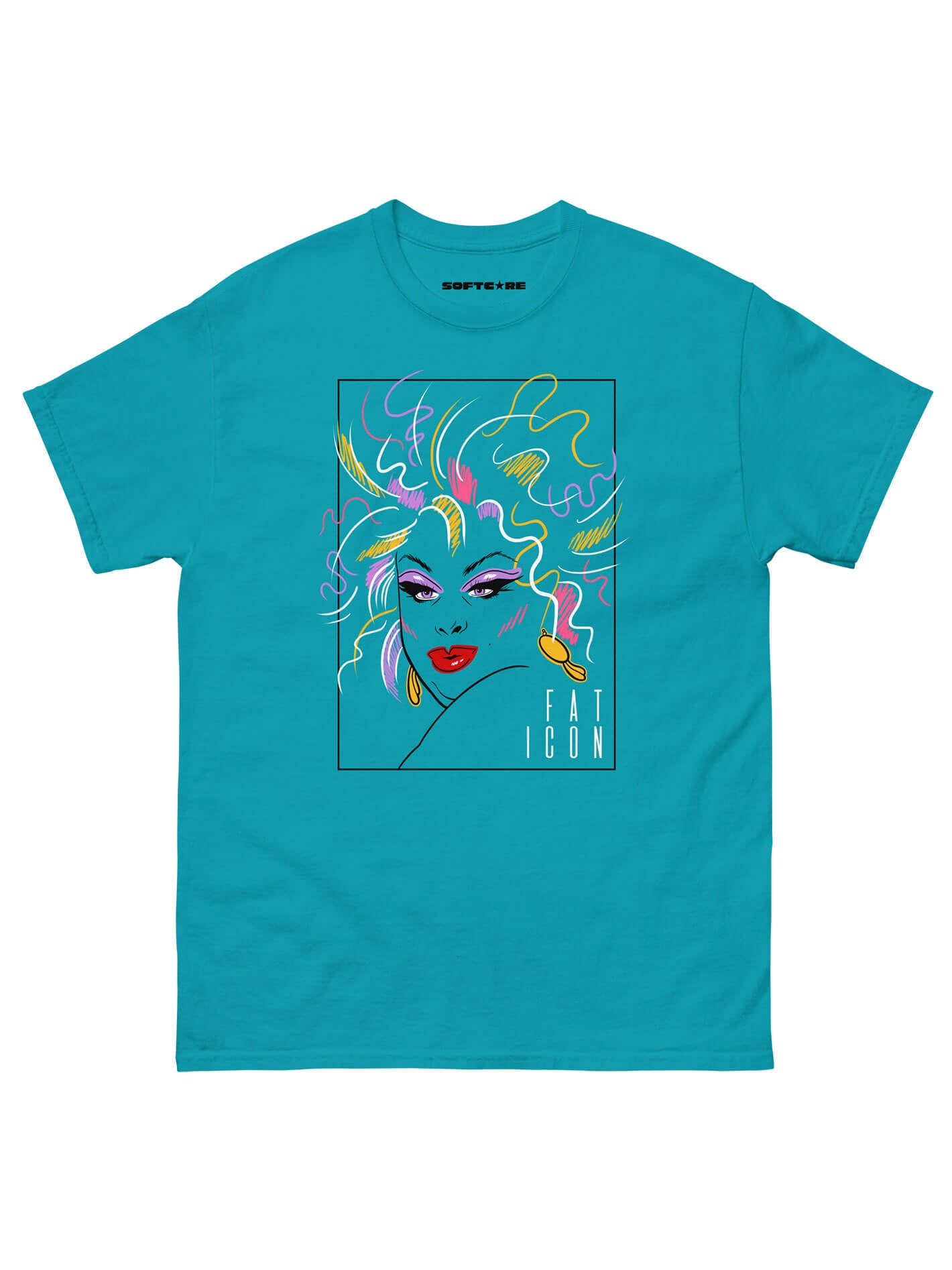 Plus size divine drag queen unisex t-shirt.