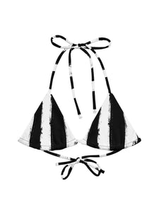 Plus size gothic Beetlejuice bikini top.