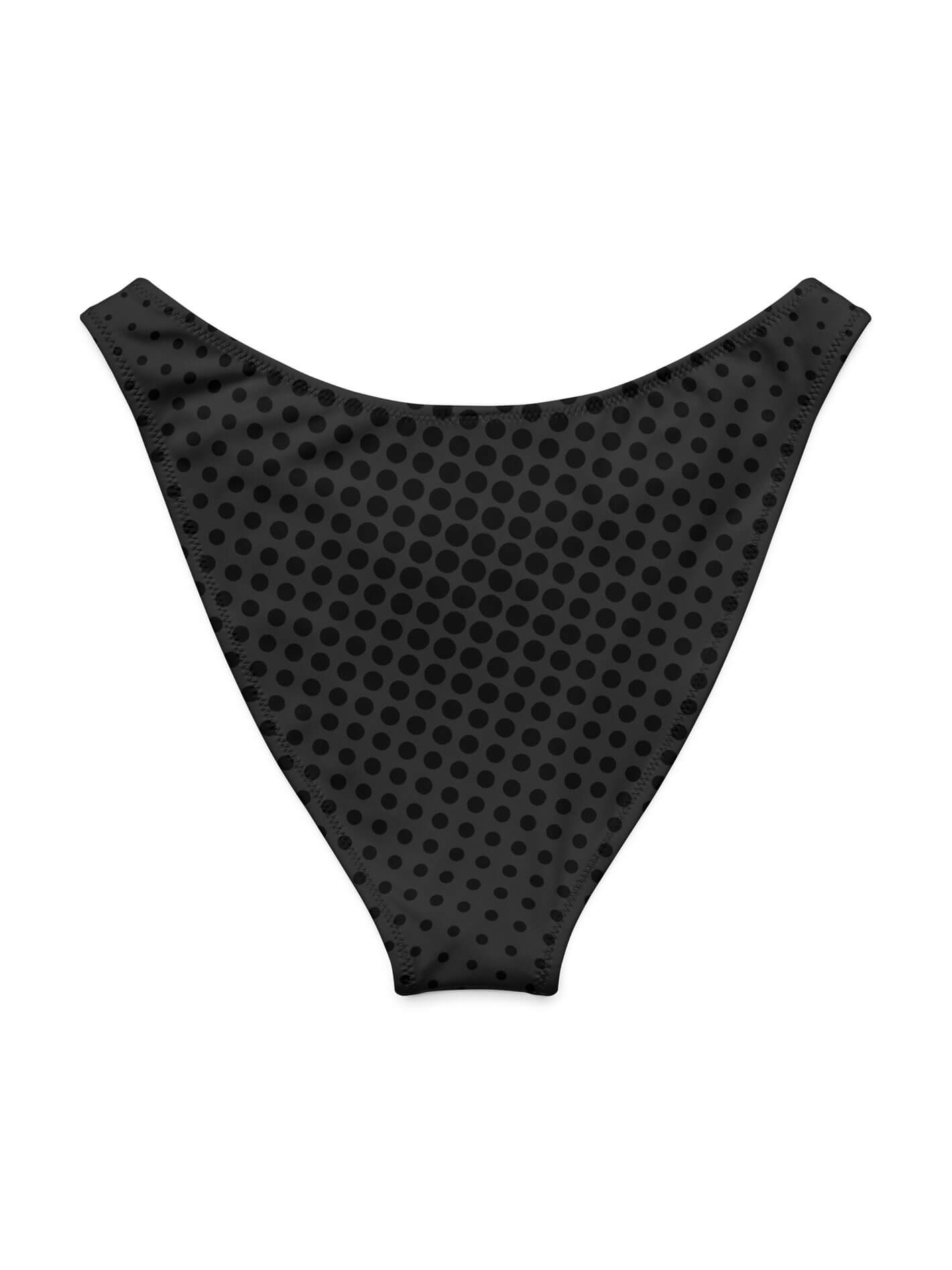 Plus size halftone pop art bikini bottom.