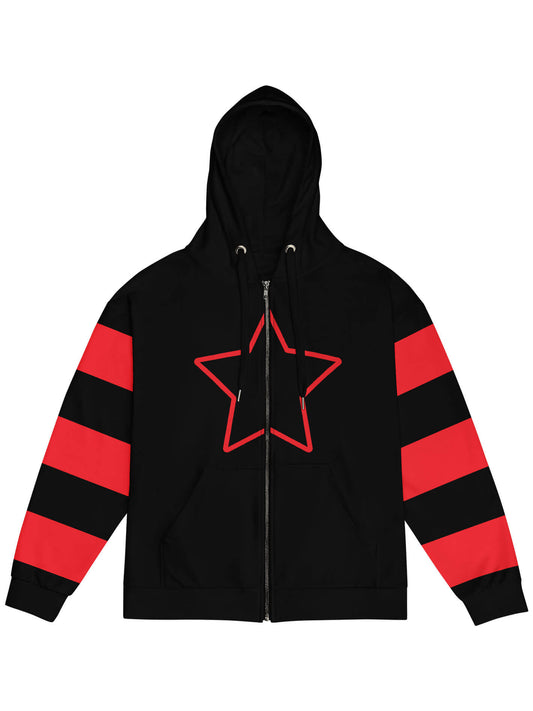 Plus size star y2k gothic hoodie.