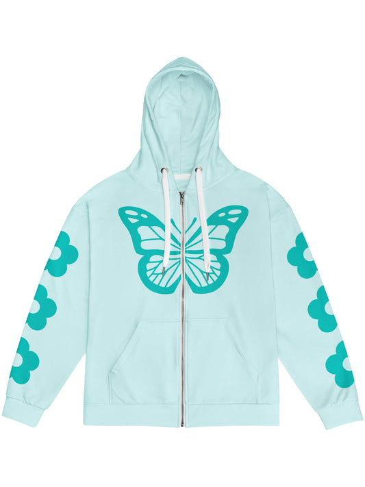 Plus size y2k butterfly hoodie.