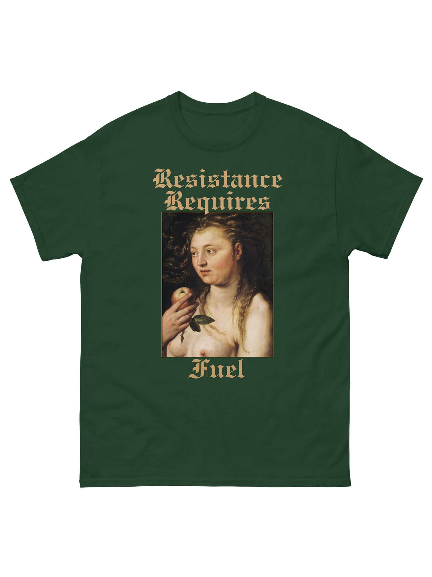 Resistance requires fuel plus size medieval tshirt.