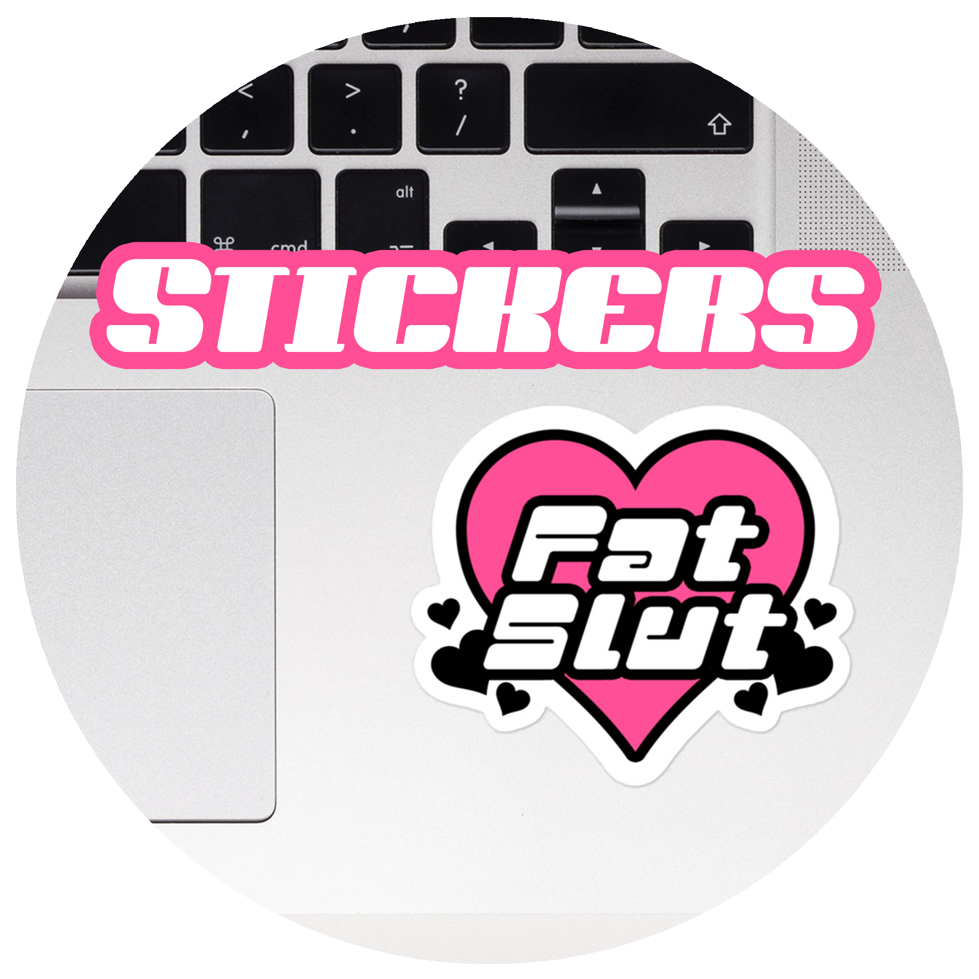 Stickers. Click through to shop the sticker collection.