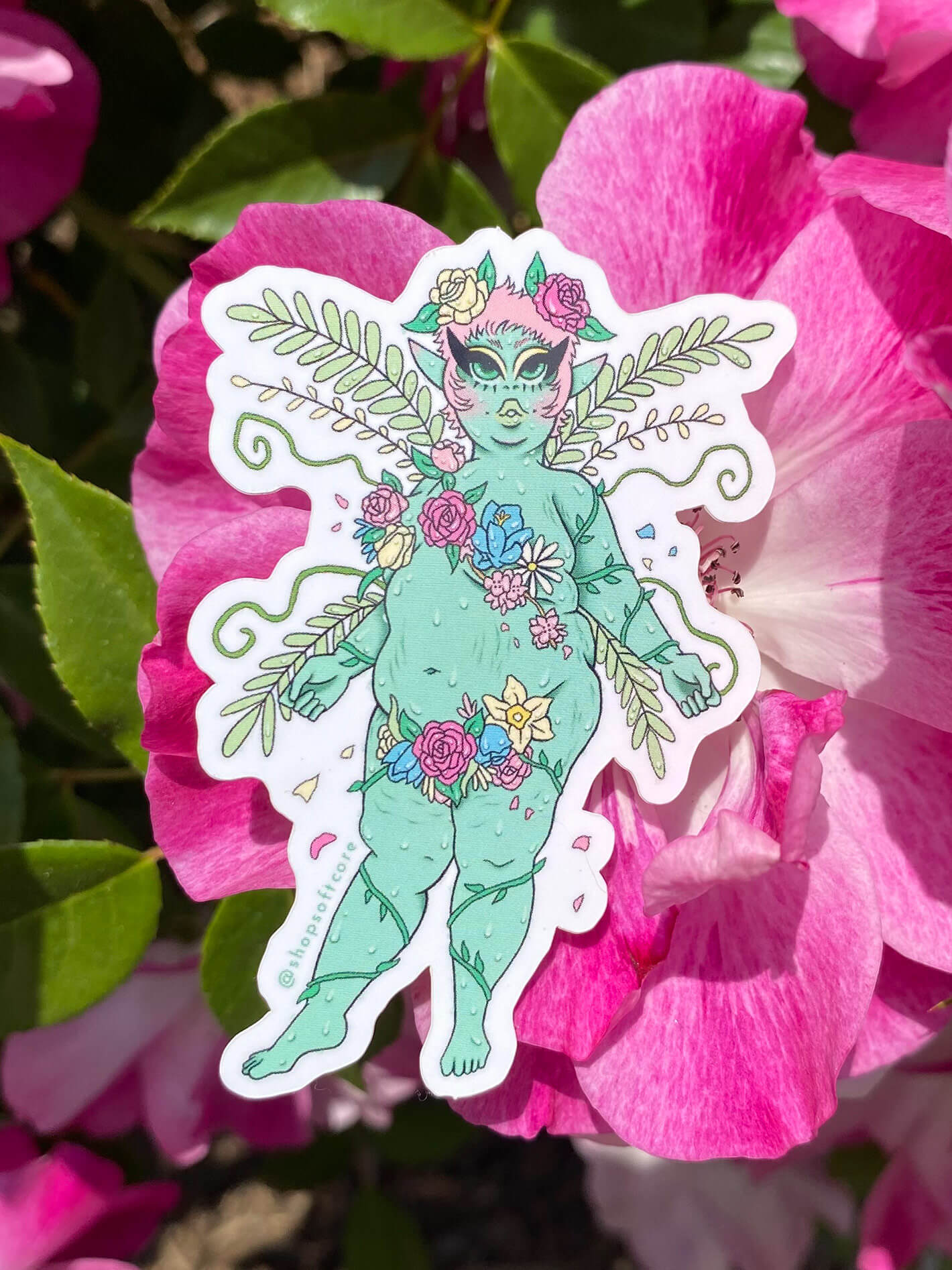 Spring fairy fairycore bopo sticker.