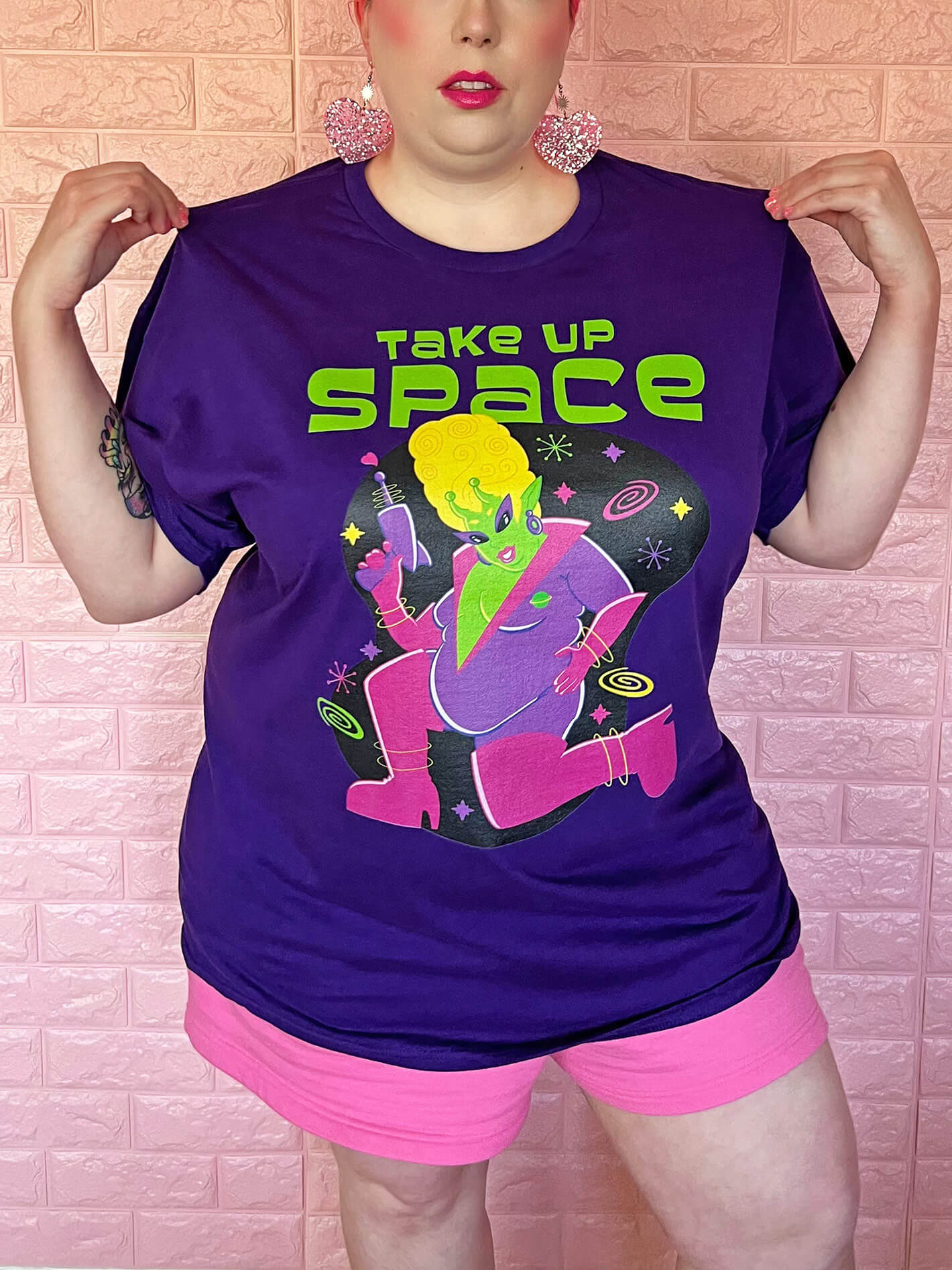 Take up space graphic tee.