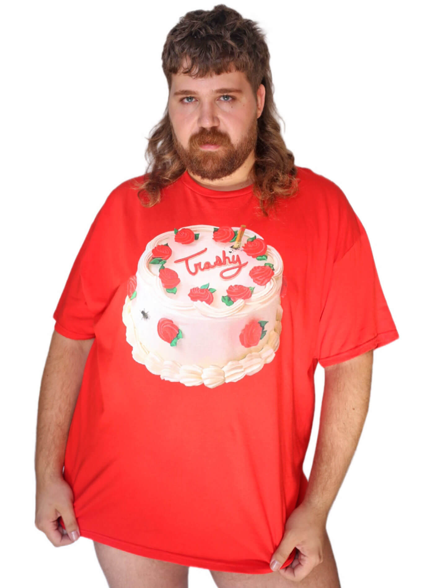 Trashy queer cake plus size t-shirt.