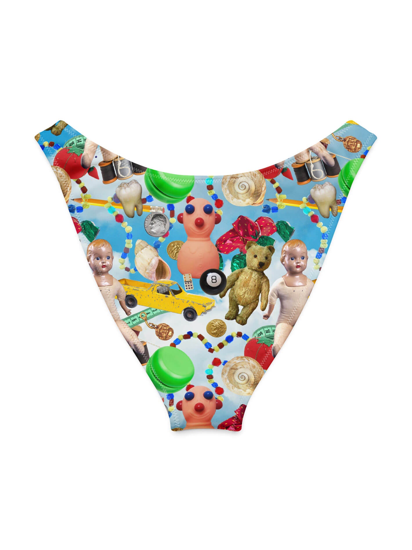 Trinket plus size high cut bikini.