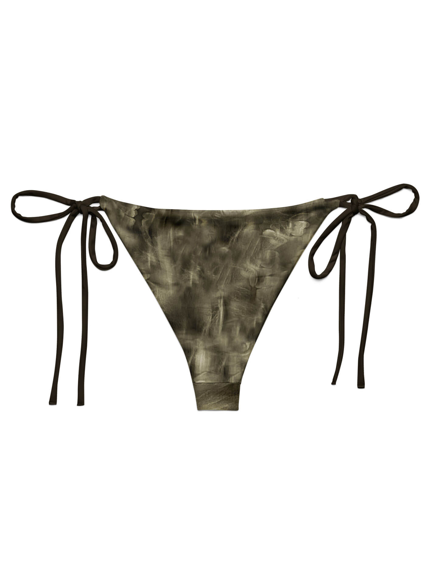 Xray grunge plus size string bikini bottom.