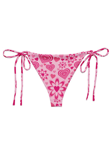 Y2K pink kawaii plus size bikini bottom.
