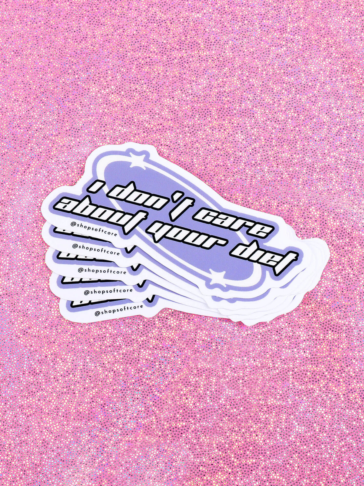 Anti diet culture sticker.