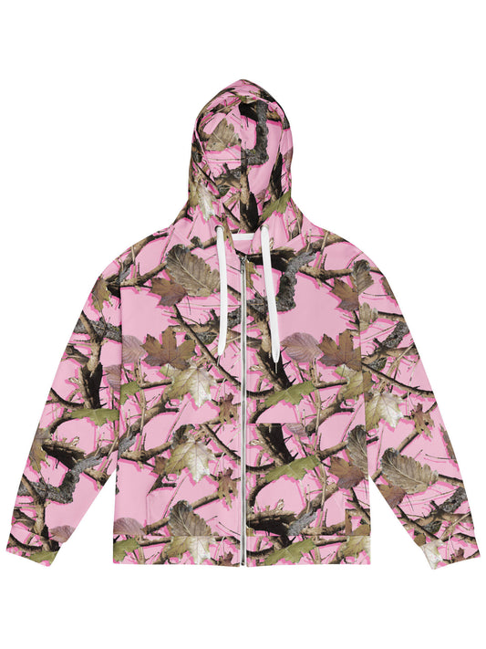 Y2k pink camo plus size hoodie.