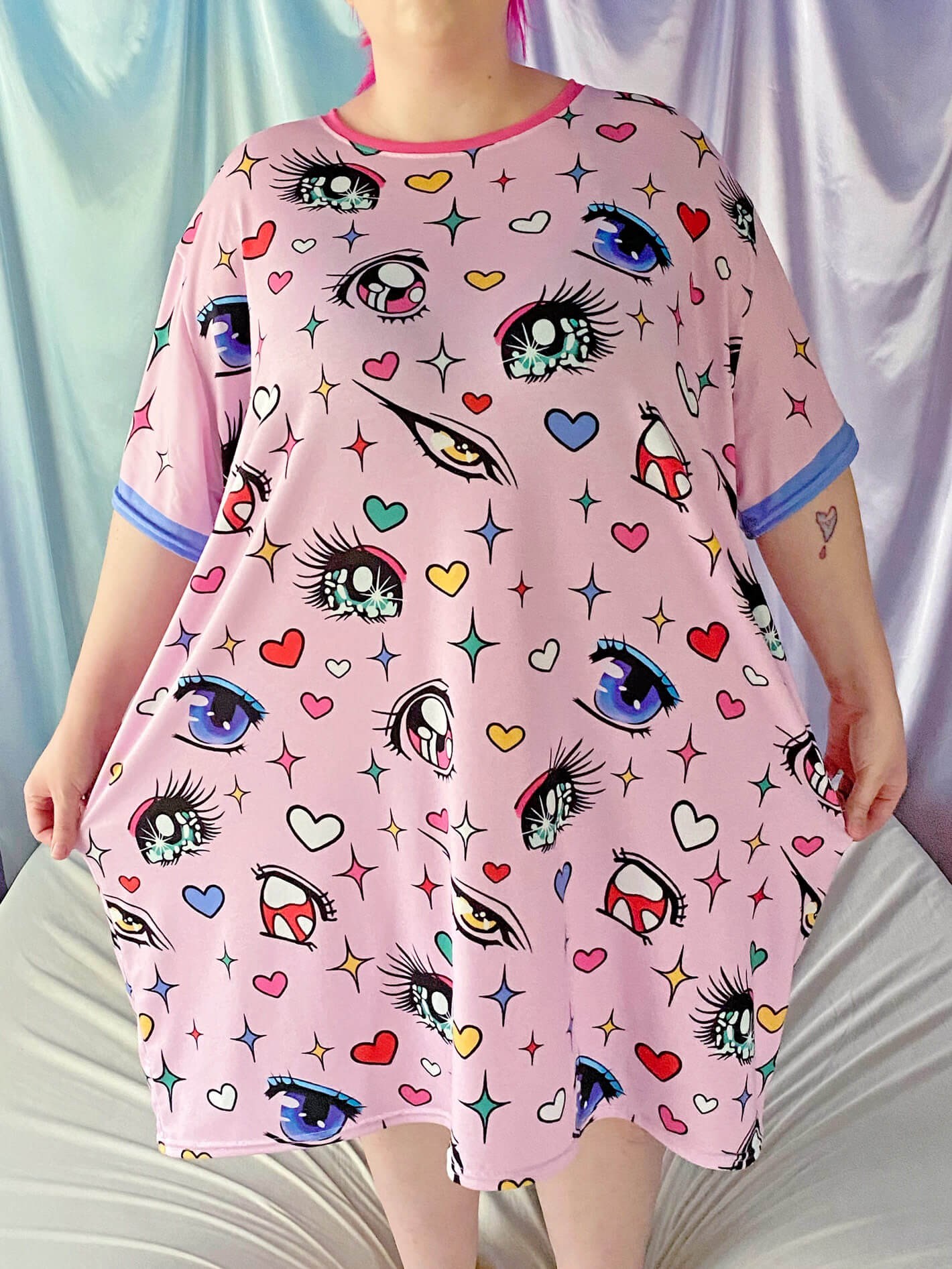 Big eye shirt dress sale