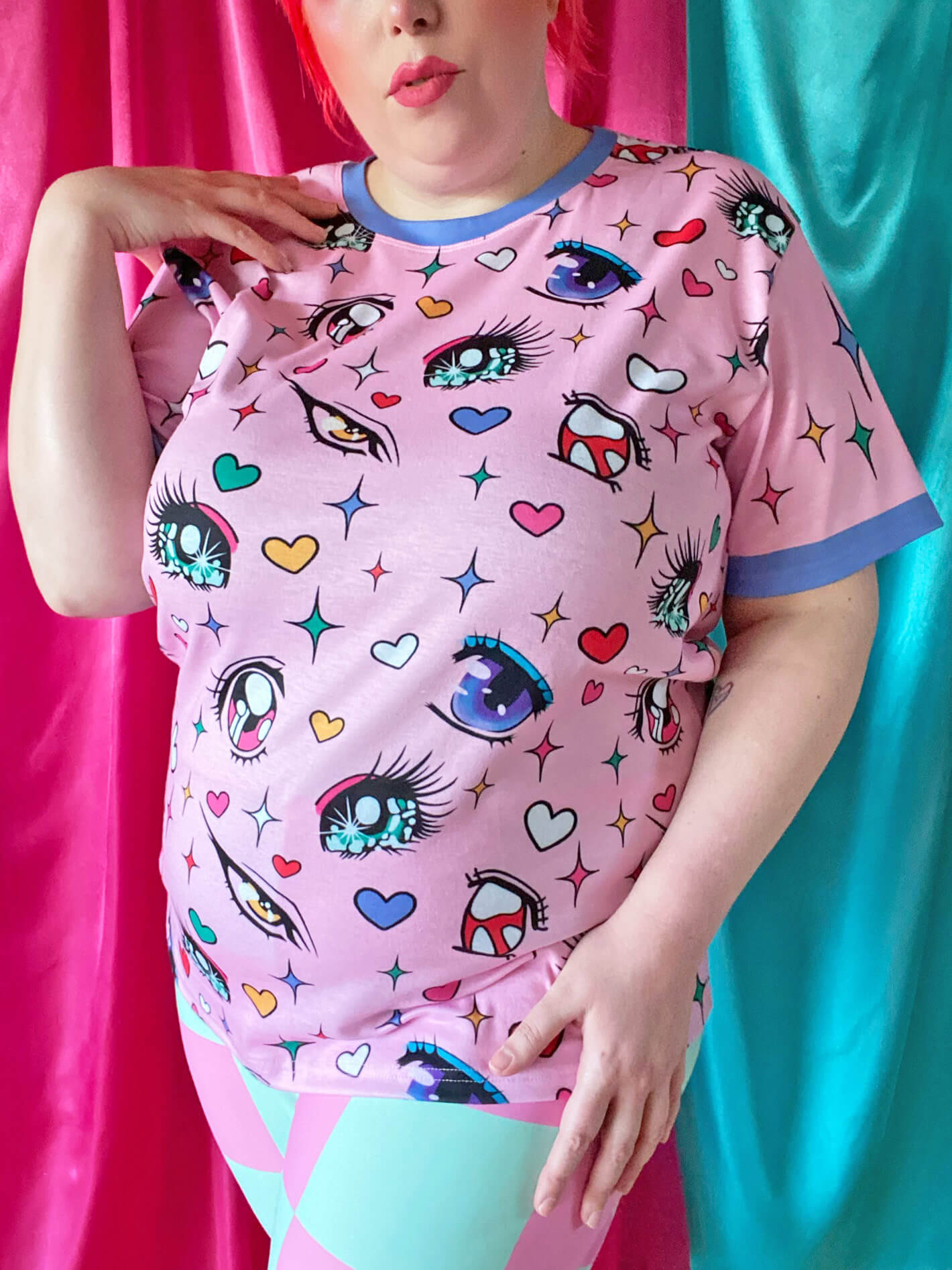 Anime plus size shirt.
