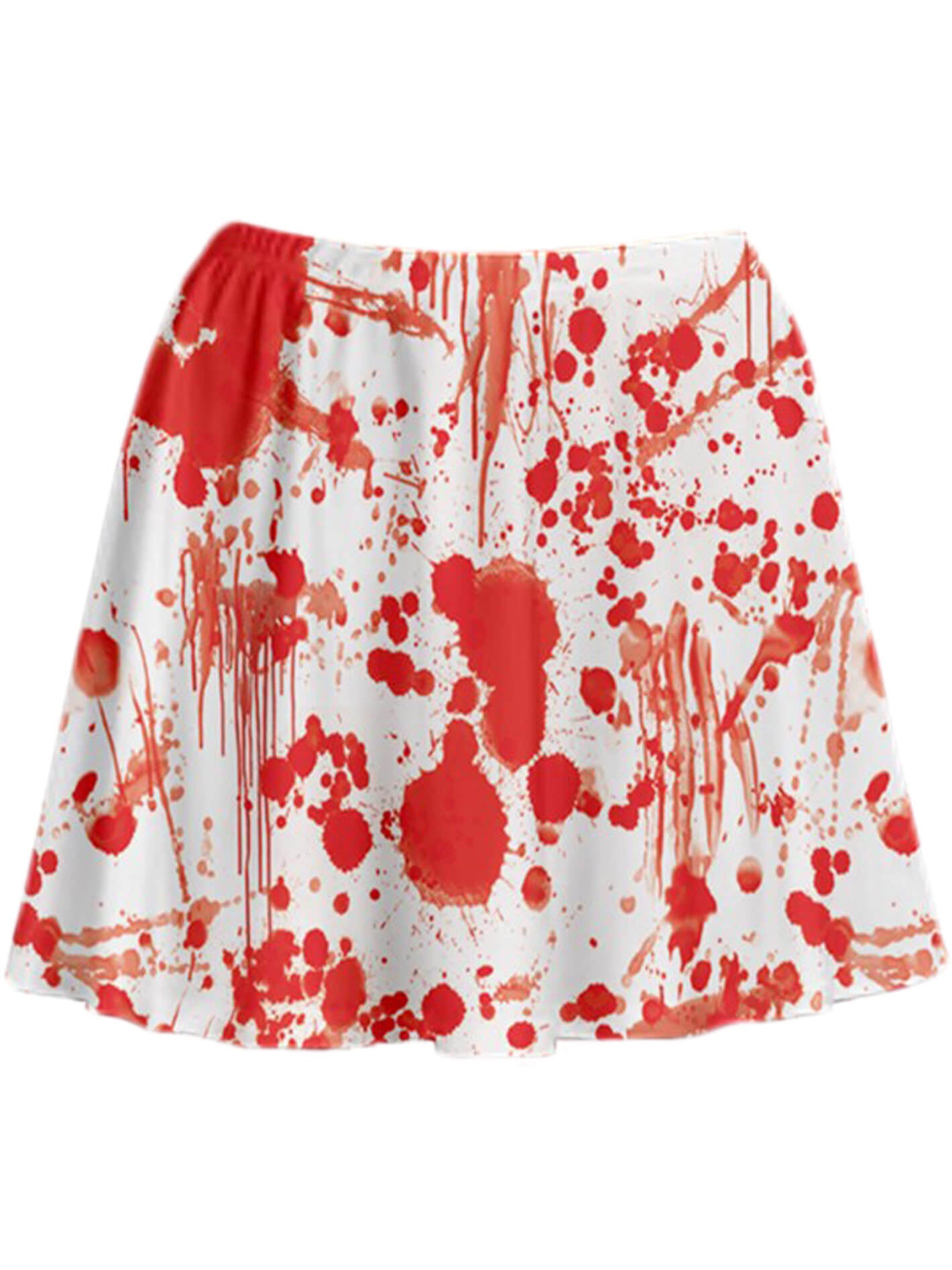Blood splatter goth plus size skirt.