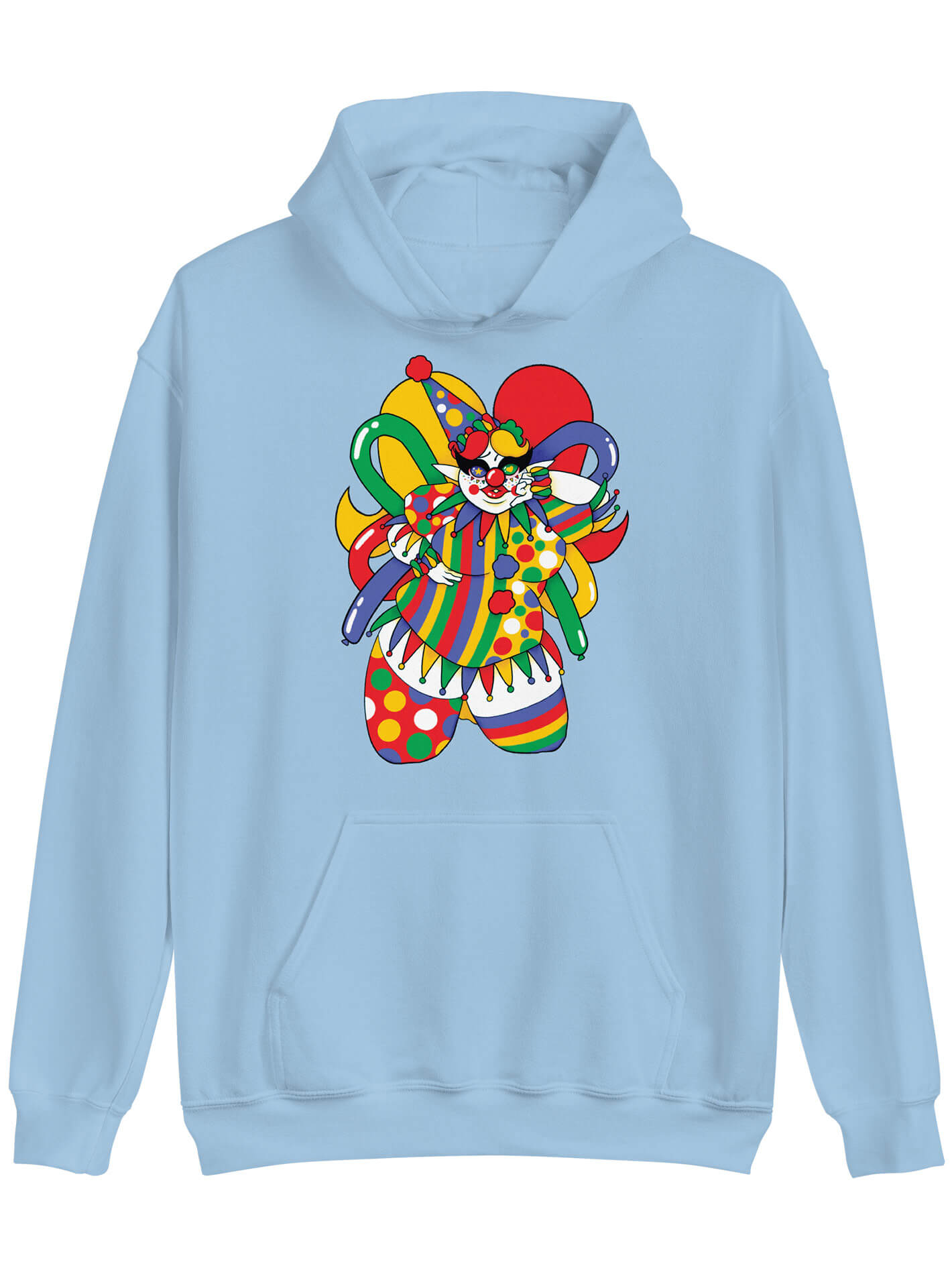 Clowncore fairy hoodie.