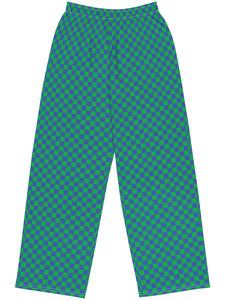 Colorful checker plus size pants.