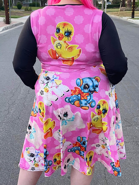 Creepy cute plus size kawaii dress.