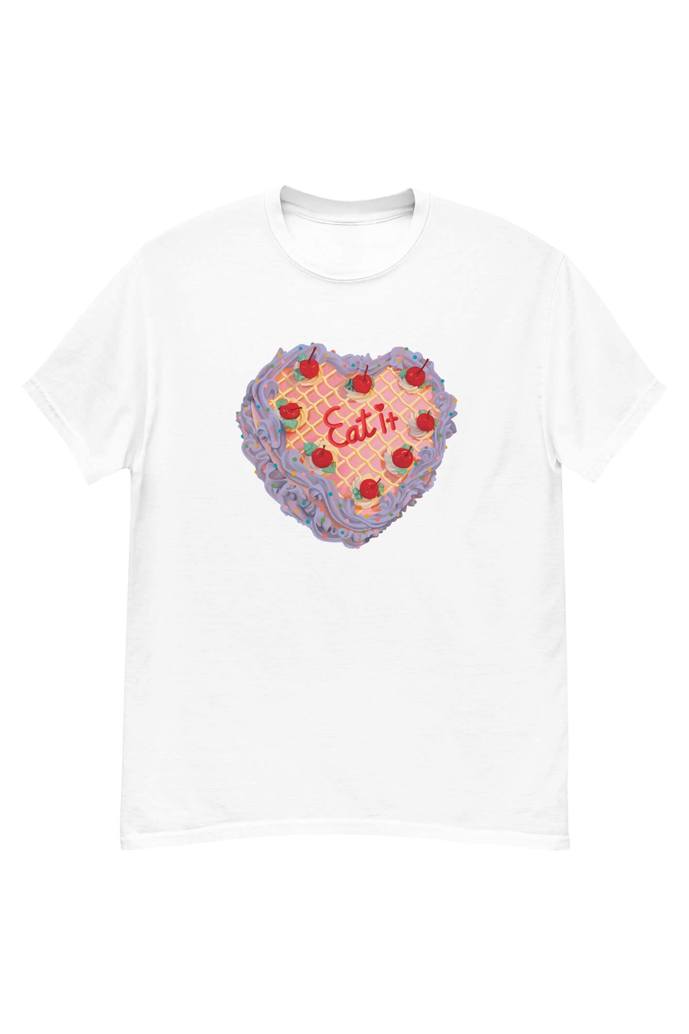 Eat it kawaii retro cake t-shirt.