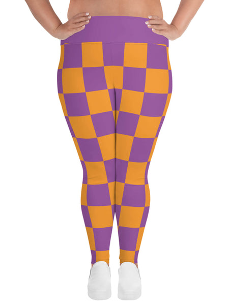 Halloween checker leggings.