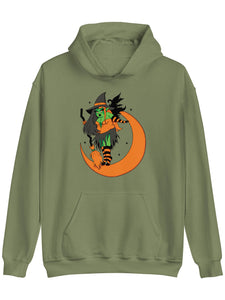 Halloween whimsical goth hoodie.