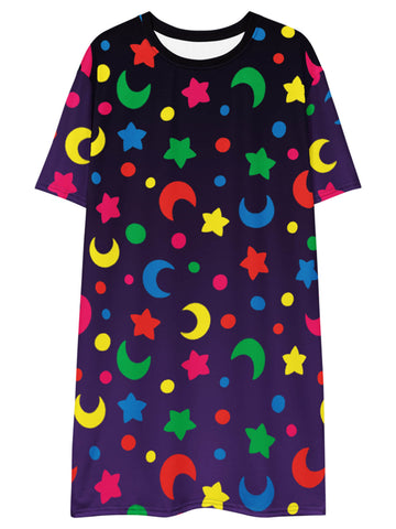 Pastel goth plus size dress.