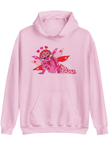 Lovecore fairy pink hoodie.