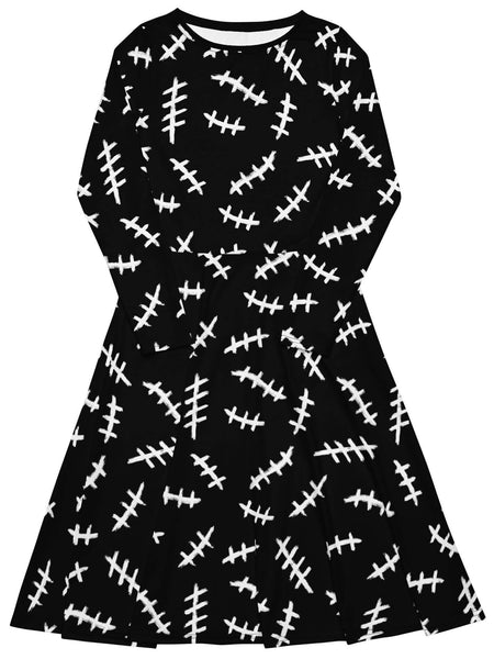 Plus size catwoman stitch dress.