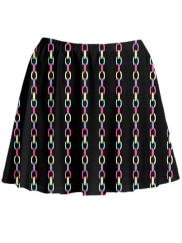 Plus size chain goth skirt.