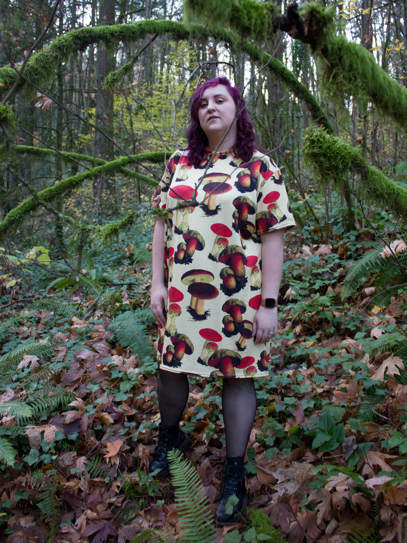 Mushroom plus size dress.