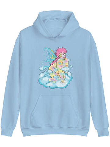 Pride fairy blue hoodie.
