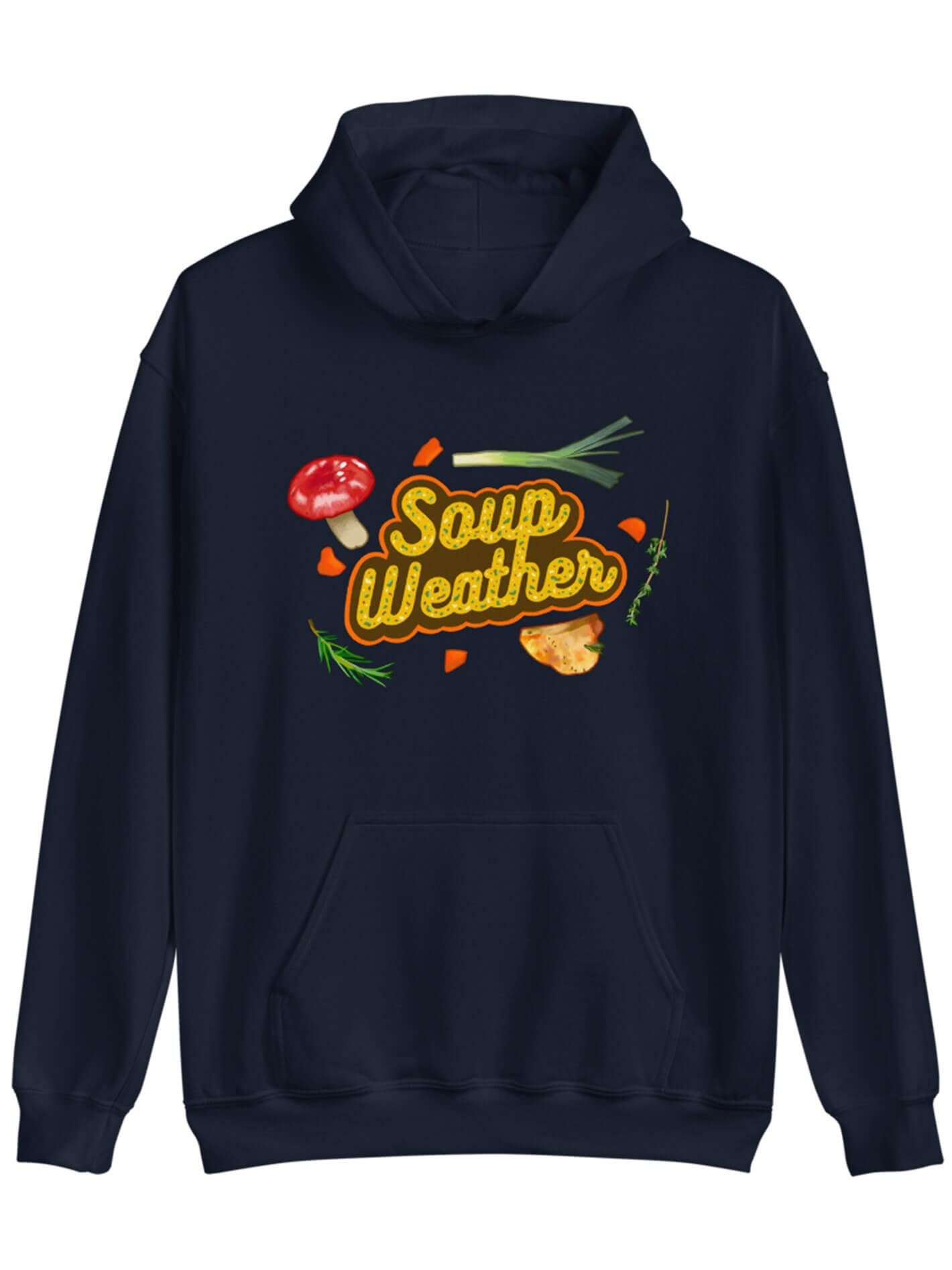 Soup weather cottage core hoodie.