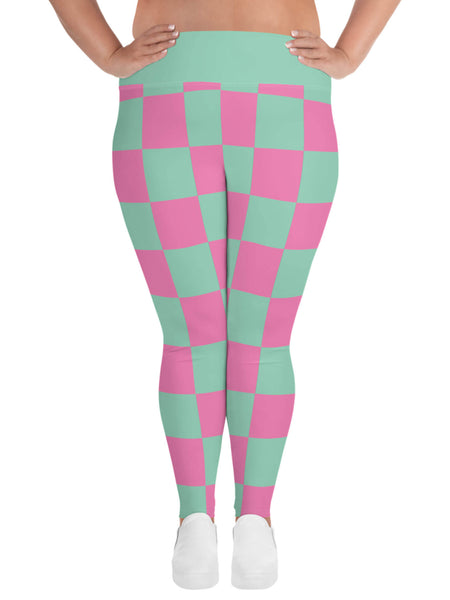 Kawaii checker leggings.